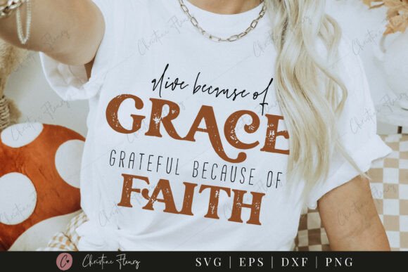 Because of Grace SVG: A Faithful Addition to Your Embroidery Projects