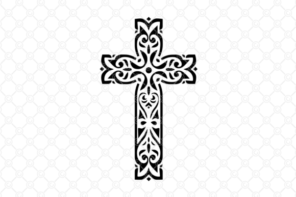 Holy Cross SVG, Christian Cross SVG 067