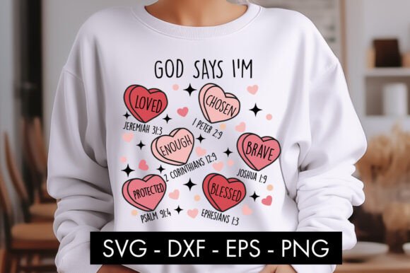 Religious Valentine Candy Heart SVG PNG Review for Real Projects