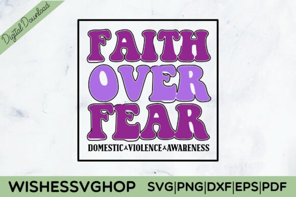 Review of Faith Domestic Violence Awareness SVG for Real Projects