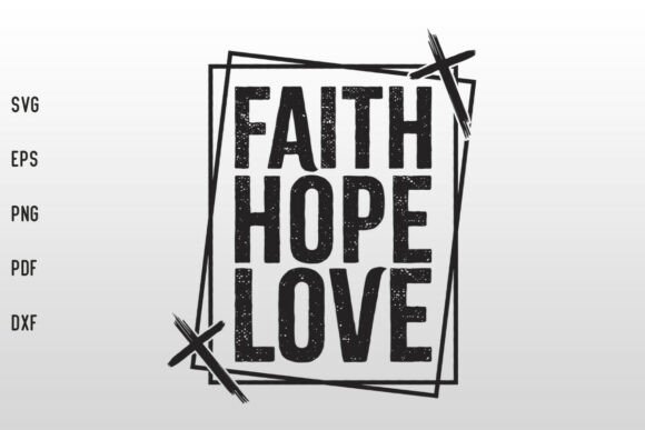 Reviewing Faith Hope Love Jesus Christian SVG PNG for Real Embroidery Projects