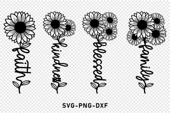 Reviewing Faith, Kindness, Blessed, Family SVG for Real Embroidery Projects