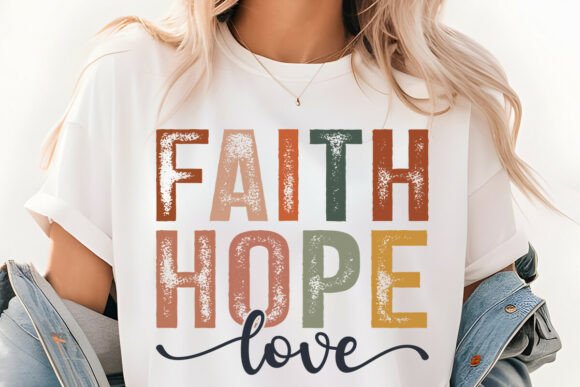 Using Faith Hope Love Christian SVG PNG in Real Embroidery Projects